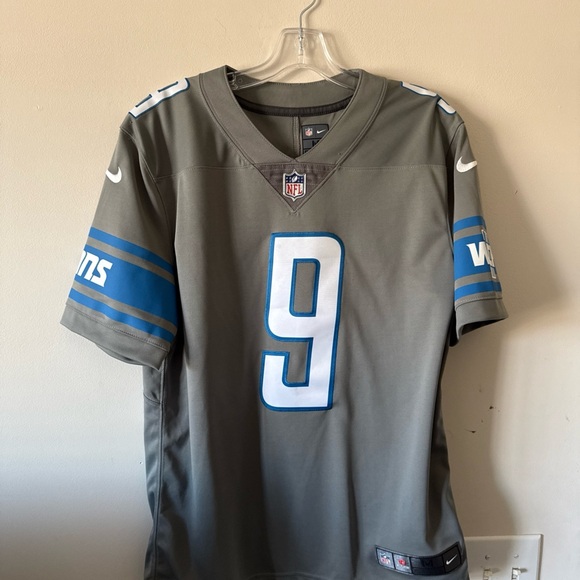 NFL Gray and Blue Men's Jersey